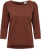 JDYSAGA 34 ZIP TOP JRS NOOS - Top met driekwart mouwen - Rits achterzijde - Normale pasvorm