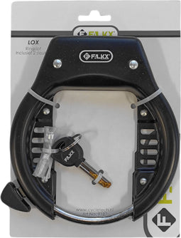 Falkx Ringslot zwart - extra breed - 82mm - spatbordbreedte