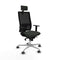 Piqueras y Crespo 1D086G2 - Bureaustoel - Hoofdsteun verstelbaar - Zwart