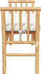 vidaXL - Ligbed - met - Kussen - 110 - cm - Bamboe