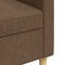 vidaXL - Driezitsbank - 210 - cm - stof - bruin