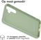 iMoshion Hoesje Geschikt voor Samsung Galaxy A34 (5G) Hoesje Siliconen - iMoshion Color Backcover - groen