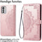 iMoshion Hoesje Geschikt voor Nokia G60 Hoesje Met Pasjeshouder - iMoshion Mandala Bookcase - Rosé Goud