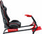 Oplite GT3 Superfast V2 - Racesim-chassis - Verstelbare kunstlederen stoel - Rood Zwart