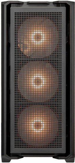 Cougar MX600 RGB - Full Tower PC Behuizing - Ondersteunt ATX EATX Micro-ATX Mini-ITX - Zwart