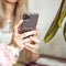 iMoshion Hoesje Geschikt voor Motorola Edge 20 Lite Hoesje Siliconen - iMoshion Design hoesje - Transparant / Zwart / Hearts All Over Black
