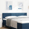 vidaXL - Hoofdbord - Lijnen - Design - Blauw - 180 - cm - Stof