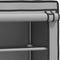 vidaXL - Toiletrek - 2-laags - 56x30x170 - cm - ijzer - grijs
