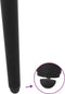 vidaXL - Salontafelpoten - conische - vorm - 4 - st - 42-43 - cm - staal - zwart