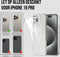 Podec iPhone 15 Pro - Telefoonhoesje - Inclusief screenprotector - Transparant