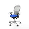 Piqueras y Crespo 3D086G0 - Bureaustoel - Verstelbare hoogte met armleuning - Blauw