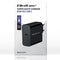 Qoltec 52379 Super Fast PD Charger | 1xUSB-C | 65W | 5-20V | 3-3.25A | Black