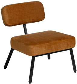 Stoel Zwart Mosterd 58 x 59 x 71 cm