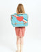 Caramel & Cie Boekentas/Schooltas Rainbow Love Medium - Blauw