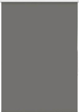 vidaXL - Rolgordijn - verduisterend - 110x130 - cm - stofbreedte - 105,7 - cm - grijs