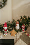Little Dutch Jim - Kerstboomhangers - Set van 4 pluche hangers - Rood Wit Geel (4 stuks)