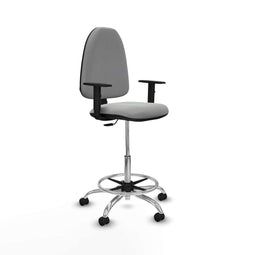 Piqueras y Crespo B1D05RF - Bureaustoel - Hoogteverstelbaar met armleuning - Lichtgrijs