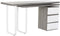 Bureau DKD Home Decor Natuurlijk Grijs Metaal MDF (150 x 120 x 75 cm)