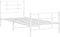 vidaXL-Bedframe-met-hoofd--en-voeteneinde-metaal-wit-90x200-cm
