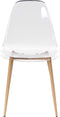 Set van 4 eetkamerstoelen TAKILMA Transparant