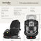 tectake® Linus - Draaibare Autostoel - i-Size / Isofix - 360° draaifunctie - Grijs