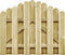 vidaXL - Poort - 100x75 - cm - groen - geïmpregneerd - grenenhout