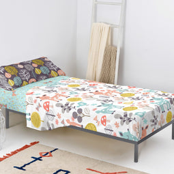 Happy Friday Sheet set 2 pieces Woodland 180x270 cm (Single) Multicolor