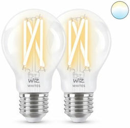 WiZ Filament A60 E27 - Losse Lamp - Wi-Fi BLE 60W 806lm (2 stuks)