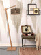GOOD&MOJO Vloerlamp Java - Bamboe/Zwart - 58x32x150cm - Modern - Staande lampen voor Woonkamer - Slaapkamer