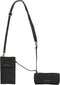 Burkely Bianca - Telefoontasje met zonnebrillenkoker - Geschikt voor telefoons tot 7 inch - Zwart