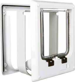 Trixie 4-Weg Huisdierluik Elektromagnetisch Wit - 21 X 24 CM