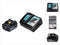 Makita Accu Starterset 18V DC18RC - Snellader met koelventilator - 1x BL1830B (1 stuk)