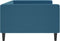 vidaXL - Slaapbank - 100x200 - cm - fluweel - blauw
