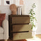 vidaXL - Dressoir - 60x34x75 - cm - massief - grenenhout - honingbruin