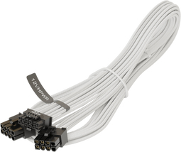 Seasonic 12VHPWR Cable - Stroomkabel 2x PCI-e 8-pin naar 12VHPWR 75cm - Wit