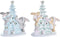 Kerstversiering DKD Home Decor Boomstructuur Hars (13,5 x 8 x 16 cm) (2 Stuks)