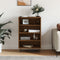 vidaXL - Hoge - kast - 57x35x90 - cm - bewerkt - hout - bruin - eikenkleur