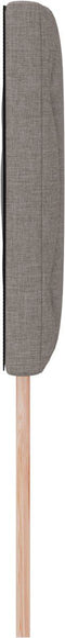 vidaXL - Hoofdbord - met - Diamant - Blokken - Ontwerp - in - Taupe - - - 140 - cm - Stof
