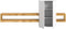 Furnilux Samba - Wandmeubel - Deels open deels dichte kast - Wit eiken - 35x270x112cm