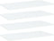 vidaXL - Wandschappen - 4 - st - 60x30x1,5 - cm - spaanplaat - wit