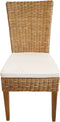 SVJ Eetkamerstoelen - 60x48x98 cm - Rotan - Lichtbruin - Set van 6