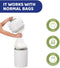 - Nappy Bin - Compacte Luieremmer met Deksel - Geurdicht - Eenvoudig in Gebruik - Makkelijk Schoon t