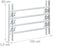 Raambeveiliging - 600 x 1000-1500 mm - uitschuifbaar - thermisch gegalvaniseerd staal