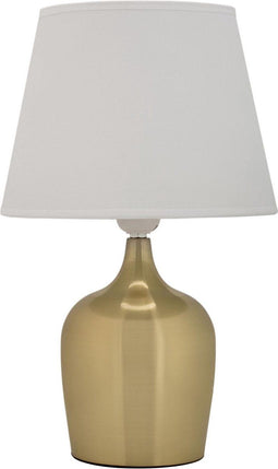 Pauleen 48205 Golden Glamour tafellamp max. 20W E27 Goud/wit 230V metaal/textiel