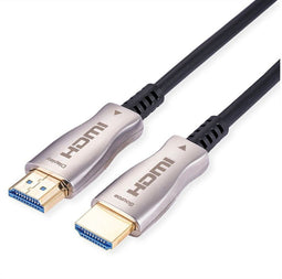 Value 14.99.3479 - HDMI-glasvezelkabel AOC - 15 meter - UHD 3840x2160 @60Hz - Zwart
