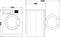 Bauknecht B6 88 SILENCE DE - Wasmachine - 8 kg - 1400 tpm - Stoomhygiëne - Wit