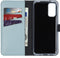 Selencia Galaxy S20 - Echt Lederen Bookcase - 3 Pashouders - Lichtblauw