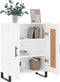 vidaXL - Dressoir - 69,5x34x90 - cm - bewerkt - hout - wit
