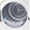 LG RH90V9ZVEN - Warmtepompdroger - 9 kg - 62 dBA - Auto cleaning condensor - Glazen deur met zwarte inleg