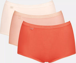 sloggi Basic+ Maxi C3P - Dames Onderbroek - 3-pack - Multi-Colour (3 stuks)